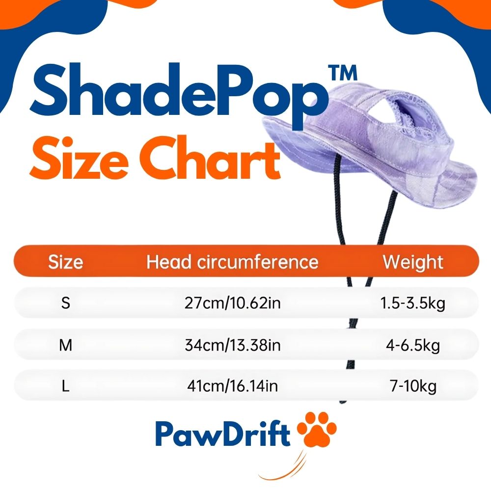 ShadePop™ – Lightweight Pet Hat